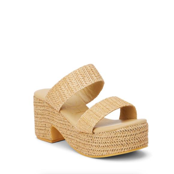 Ocean Ave Platform Sandal - Chestnut